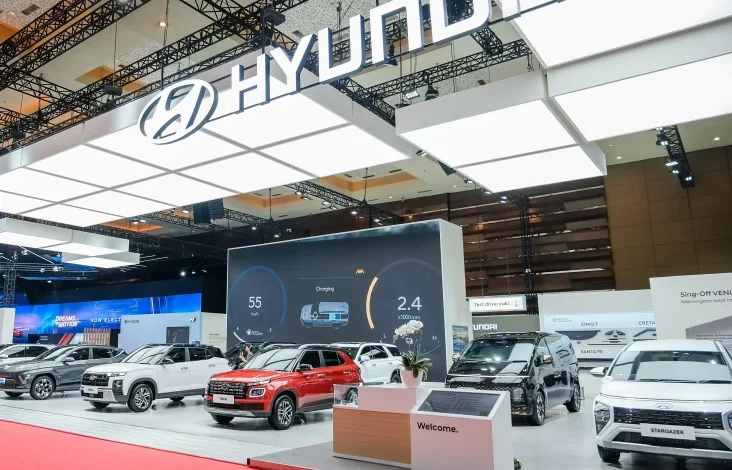 Hyundai Bukukan 2.012 SPK dalam tempat IIMS 2025 dengan Strategi SUV Jitu
