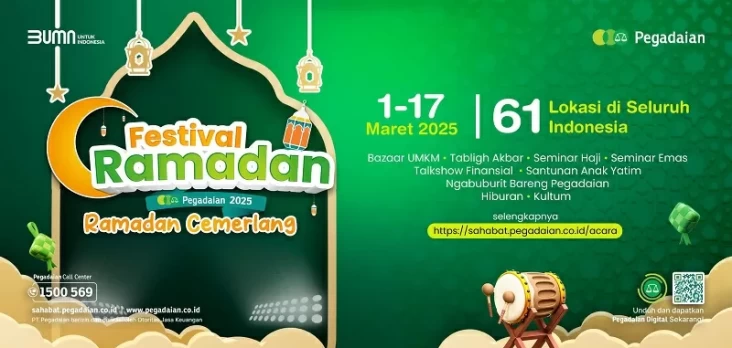 Kunjungi Semarak Festival Ramadan Persembahan Pegadaian di 61 Lokasi Seluruh Indonesia