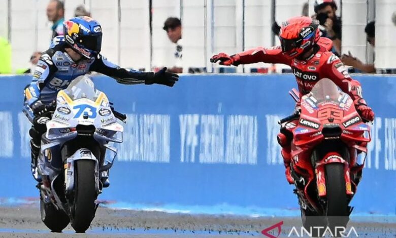 Klasemen MotoGP 2025 setelahnya putaran Prancis dalam Le Mans