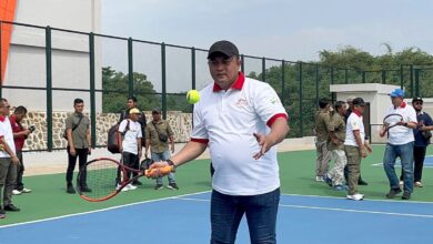 Kepala Daerah Bogor resmikan Lapangan Tenis Kapten Muslihat pada Pakansari