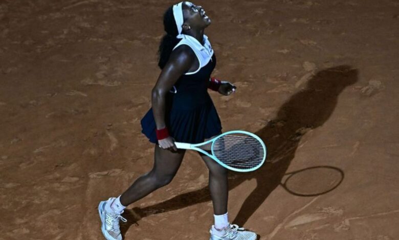 Gauff capai final Roma usai bertarung selama tambahan lanjut dari tiga jam